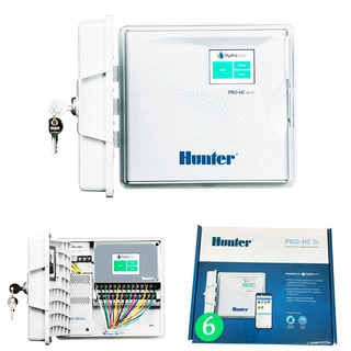 Ovládač na bránu - Hunter PHC PHC601E Ovládač zavlažovania 6 sekcií externá WIFI HYDRAWISE